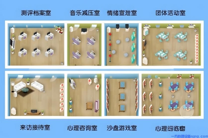 中小学心理辅导室全套建设案例，从场地规划到设备进场全流程